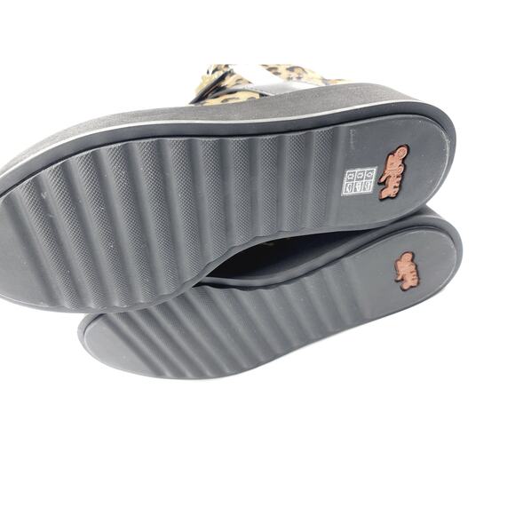 Coach Urban Leopard Hiker Combat Boots - New Size 6.5 - Picture 5 of 12